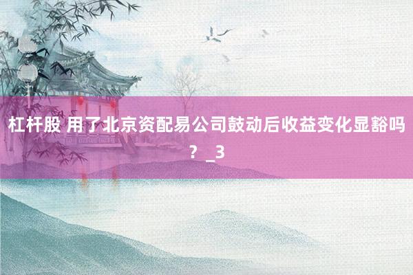 杠杆股 用了北京资配易公司鼓动后收益变化显豁吗？_3